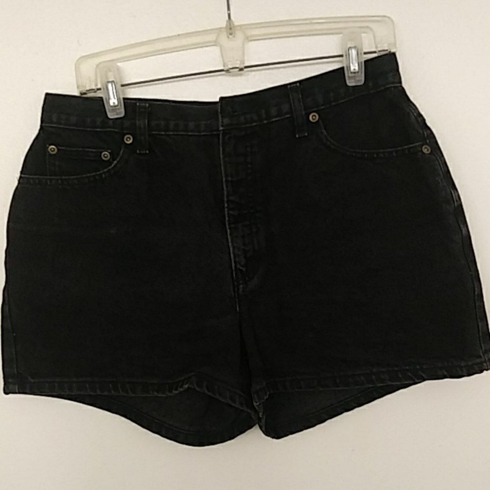 Newport News Black colored denim shorts